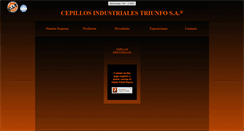 Desktop Screenshot of cepillostriunfo.com.ar